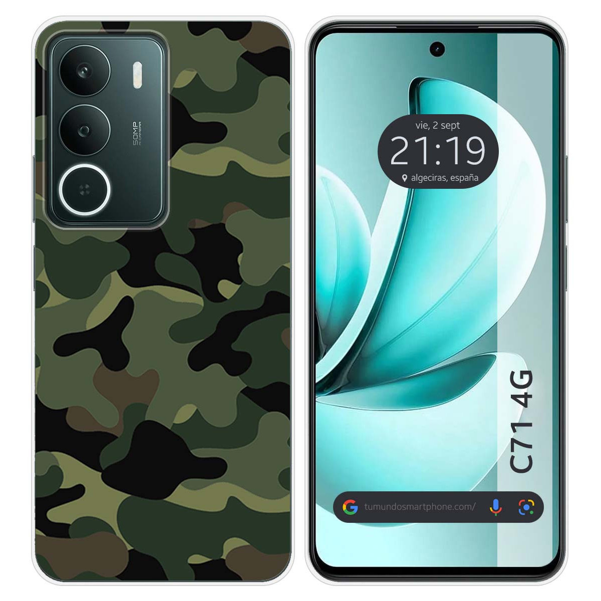 Funda Silicona para Realme C71 4G diseño Camuflaje Dibujos
