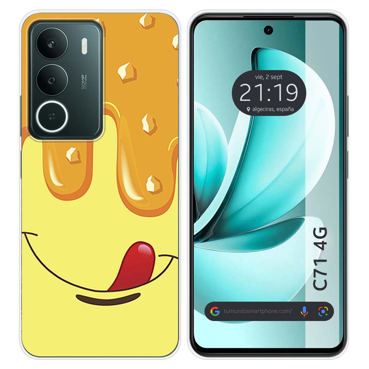 Funda Silicona para Realme C71 4G diseño Helado Vainilla Dibujos