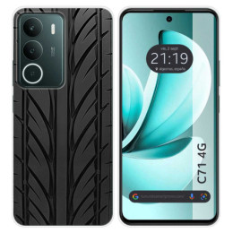 Funda Silicona para Realme C71 4G diseño Neumatico Dibujos