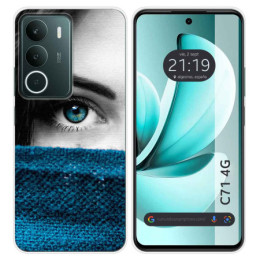 Funda Silicona para Realme C71 4G diseño Ojo Dibujos