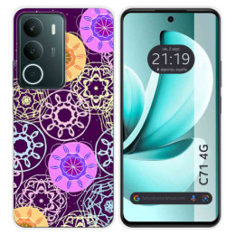 Funda Silicona para Realme C71 4G diseño Radial Dibujos
