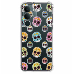 Funda Silicona Antigolpes para Realme C71 4G diseño Catrina Dibujos