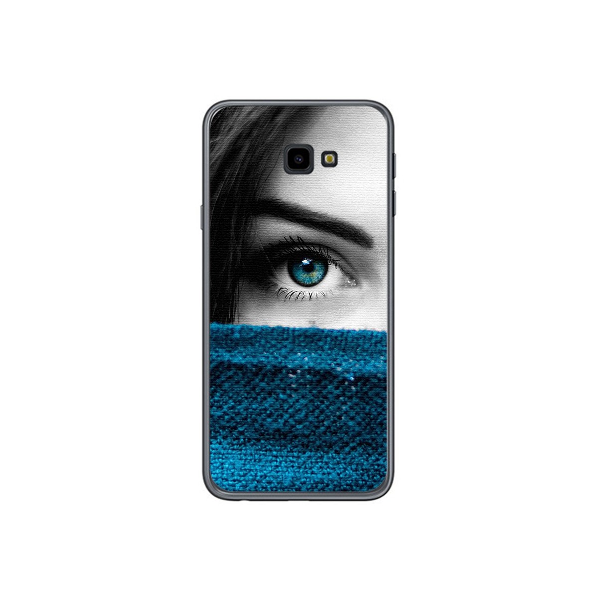 Funda Gel Tpu para Samsung Galaxy J4+ Plus Diseño Ojo Dibujos