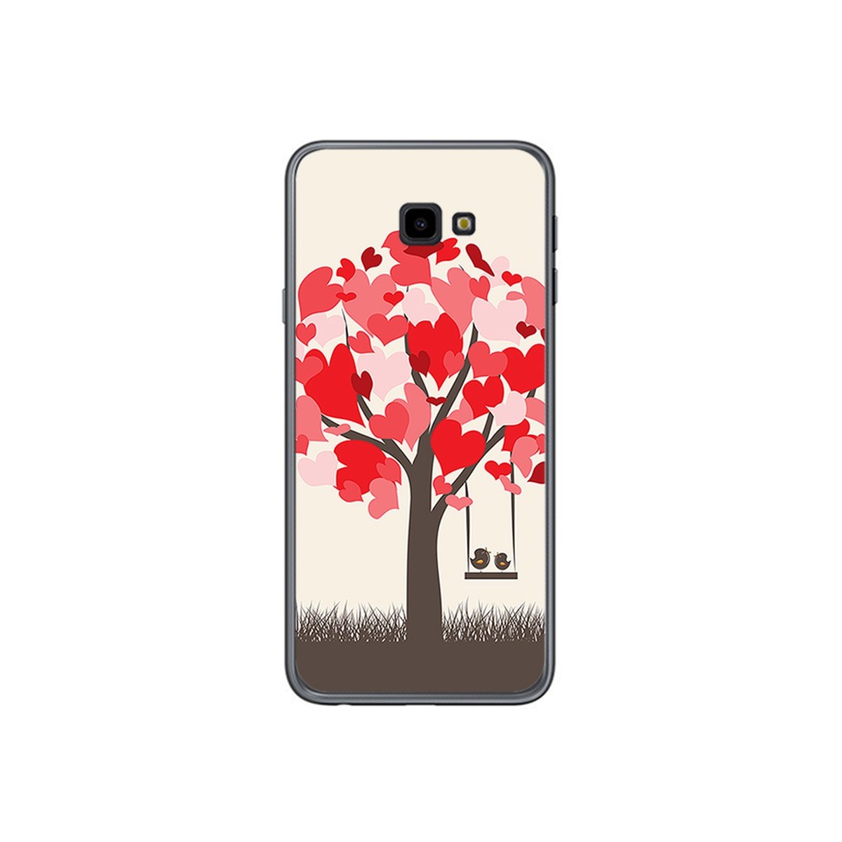 Funda Gel Tpu para Samsung Galaxy J4+ Plus Diseño Pajaritos Dibujos