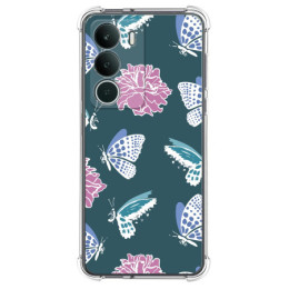 Funda Silicona Antigolpes para Realme C71 4G diseño Flores 10 Dibujos