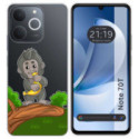 Funda Silicona Transparente para Realme Note 70T diseño Mono Dibujos