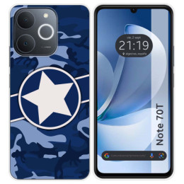 Funda Silicona para Realme Note 70T diseño Camuflaje 03 Dibujos