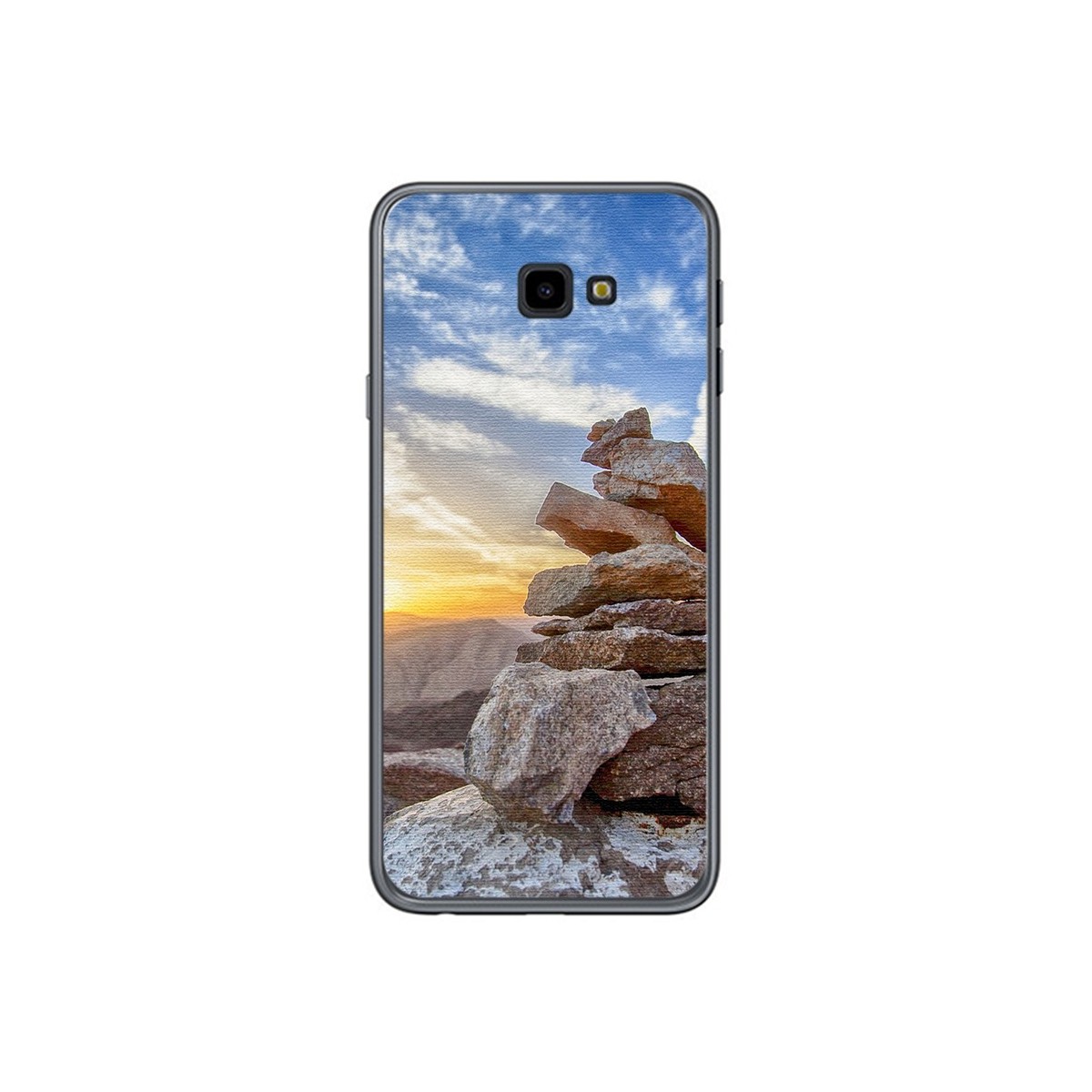 Funda Gel Tpu para Samsung Galaxy J4+ Plus Diseño Sunset Dibujos