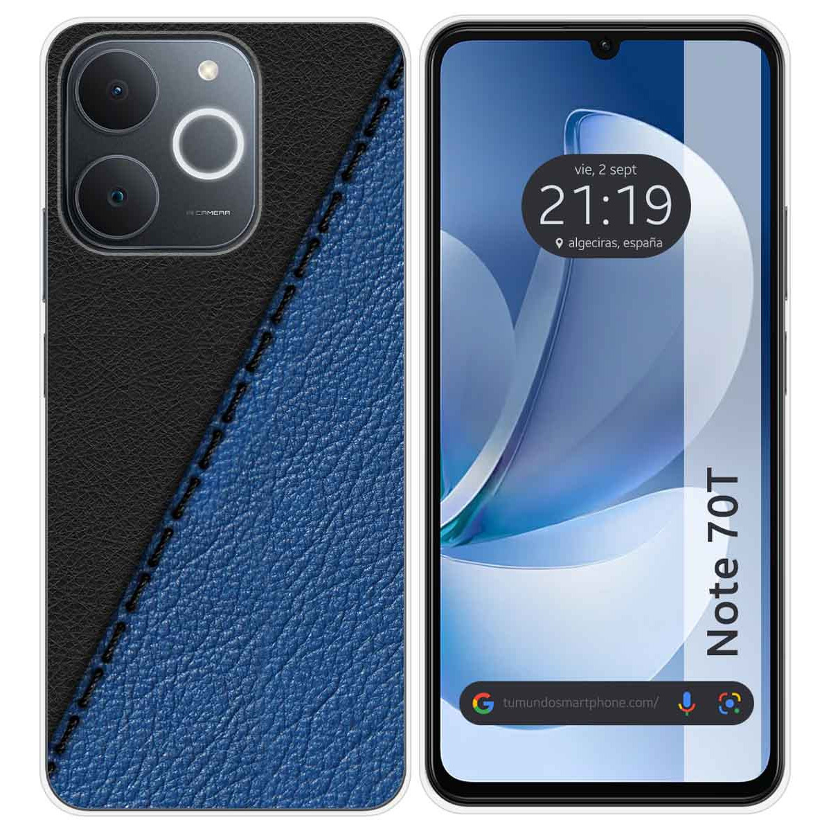 Funda Silicona para Realme Note 70T diseño Cuero 02 Dibujos