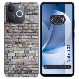 Funda Silicona para Realme Note 70T diseño Ladrillo 02 Dibujos