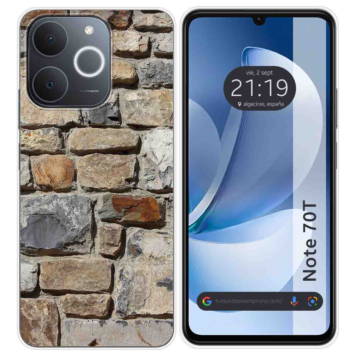 Funda Silicona para Realme Note 70T diseño Ladrillo 03 Dibujos