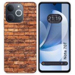 Funda Silicona para Realme Note 70T diseño Ladrillo 04 Dibujos