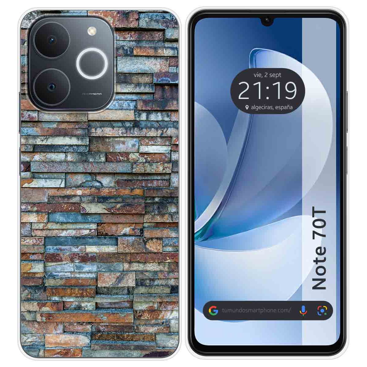 Funda Silicona para Realme Note 70T diseño Ladrillo 05 Dibujos