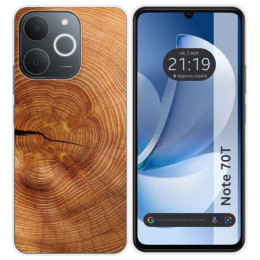 Funda Silicona para Realme Note 70T diseño Madera 04 Dibujos