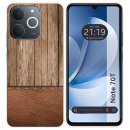 Funda Silicona para Realme Note 70T diseño Madera 09 Dibujos