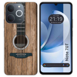 Funda Silicona para Realme Note 70T diseño Madera 11 Dibujos