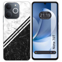 Funda Silicona para Realme Note 70T diseño Mármol 01 Dibujos