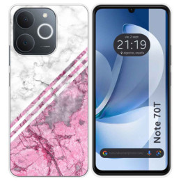 Funda Silicona para Realme Note 70T diseño Mármol 03 Dibujos