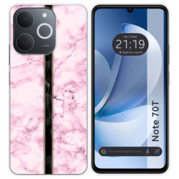 Funda Silicona para Realme Note 70T diseño Mármol 04 Dibujos