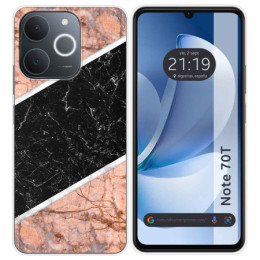 Funda Silicona para Realme Note 70T diseño Mármol 07 Dibujos