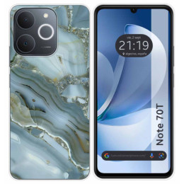 Funda Silicona para Realme Note 70T diseño Mármol 09 Dibujos