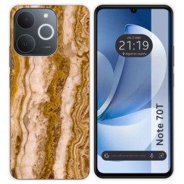 Funda Silicona para Realme Note 70T diseño Mármol 10 Dibujos