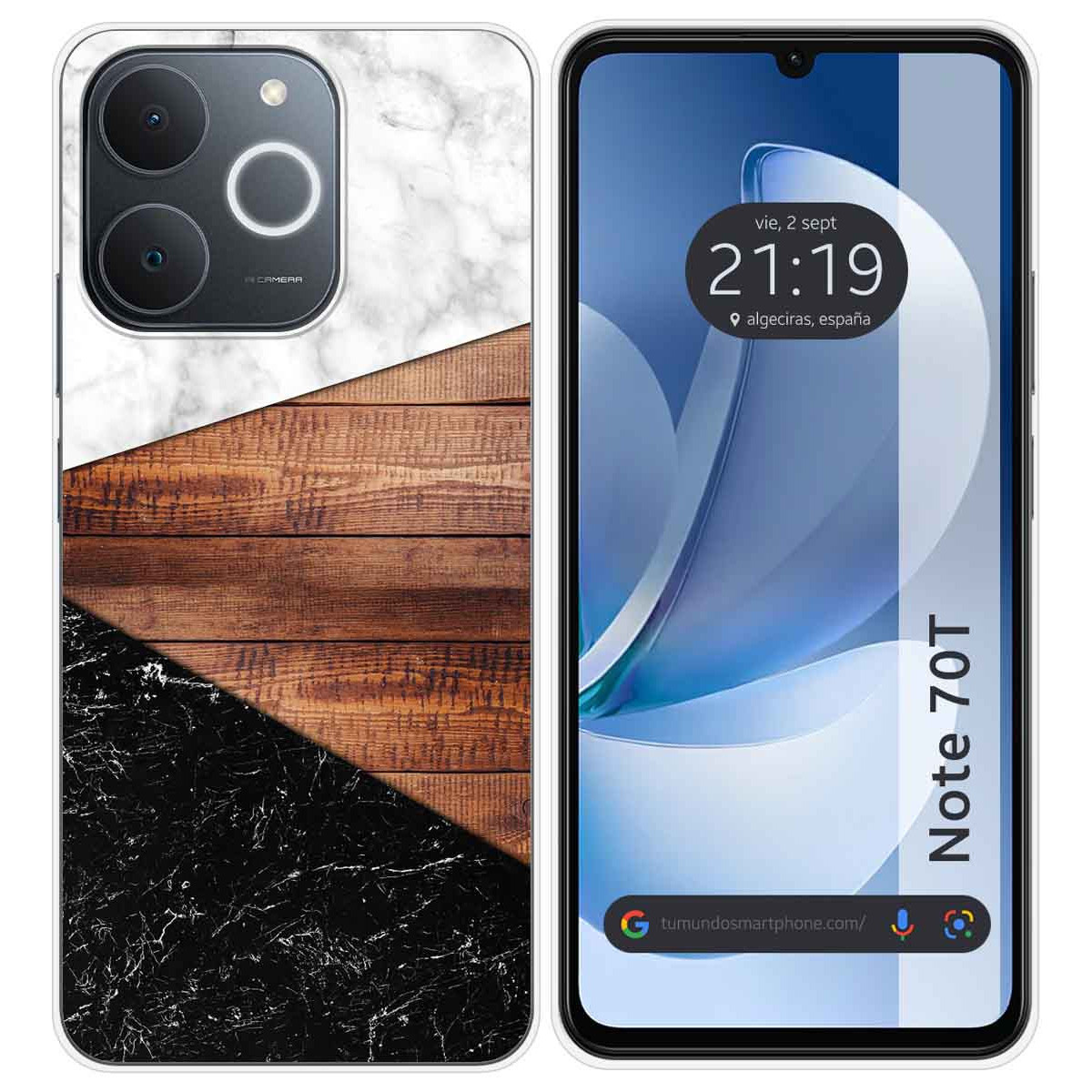 Funda Silicona para Realme Note 70T diseño Mármol 11 Dibujos