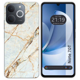 Funda Silicona para Realme Note 70T diseño Mármol 13 Dibujos
