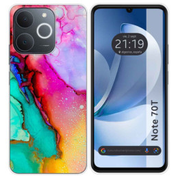 Funda Silicona para Realme Note 70T diseño Mármol 15 Dibujos
