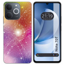 Funda Silicona para Realme Note 70T diseño Abstracto Dibujos