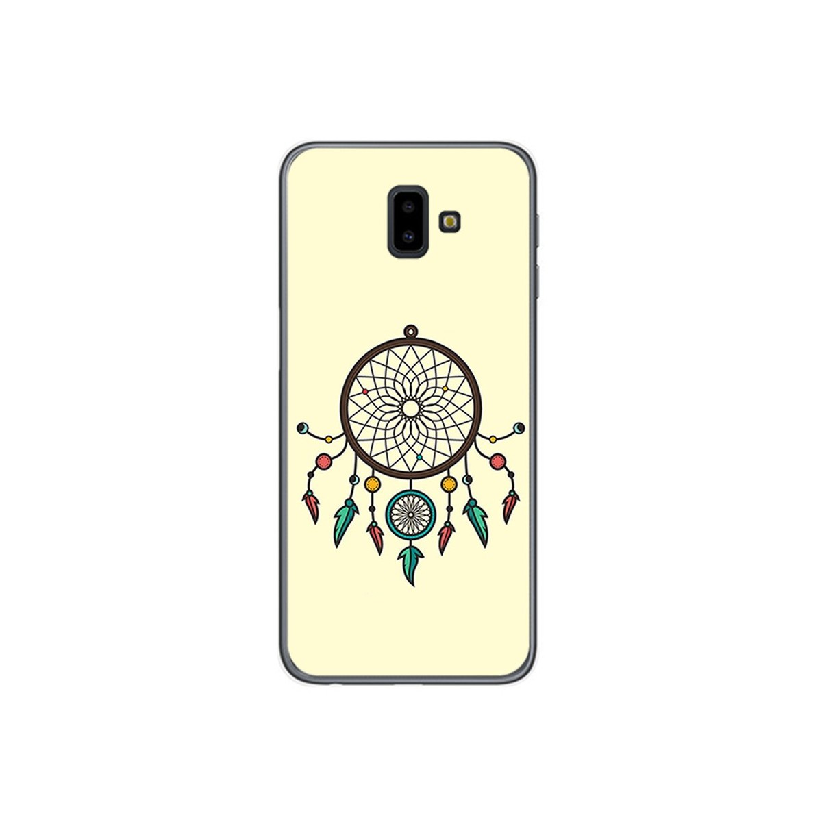 Funda Gel Tpu para Samsung Galaxy J6+ Plus Diseño Atrapasueños Dibujos