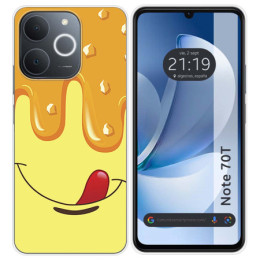 Funda Silicona para Realme Note 70T diseño Helado Vainilla Dibujos