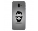 Funda Gel Tpu para Samsung Galaxy J6+ Plus Diseño Barba Dibujos