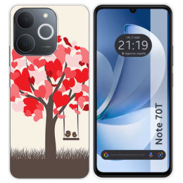 Funda Silicona para Realme Note 70T diseño Pajaritos Dibujos