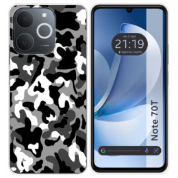 Funda Silicona para Realme Note 70T diseño Snow Camuflaje Dibujos