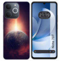 Funda Silicona para Realme Note 70T diseño Tierra Dibujos