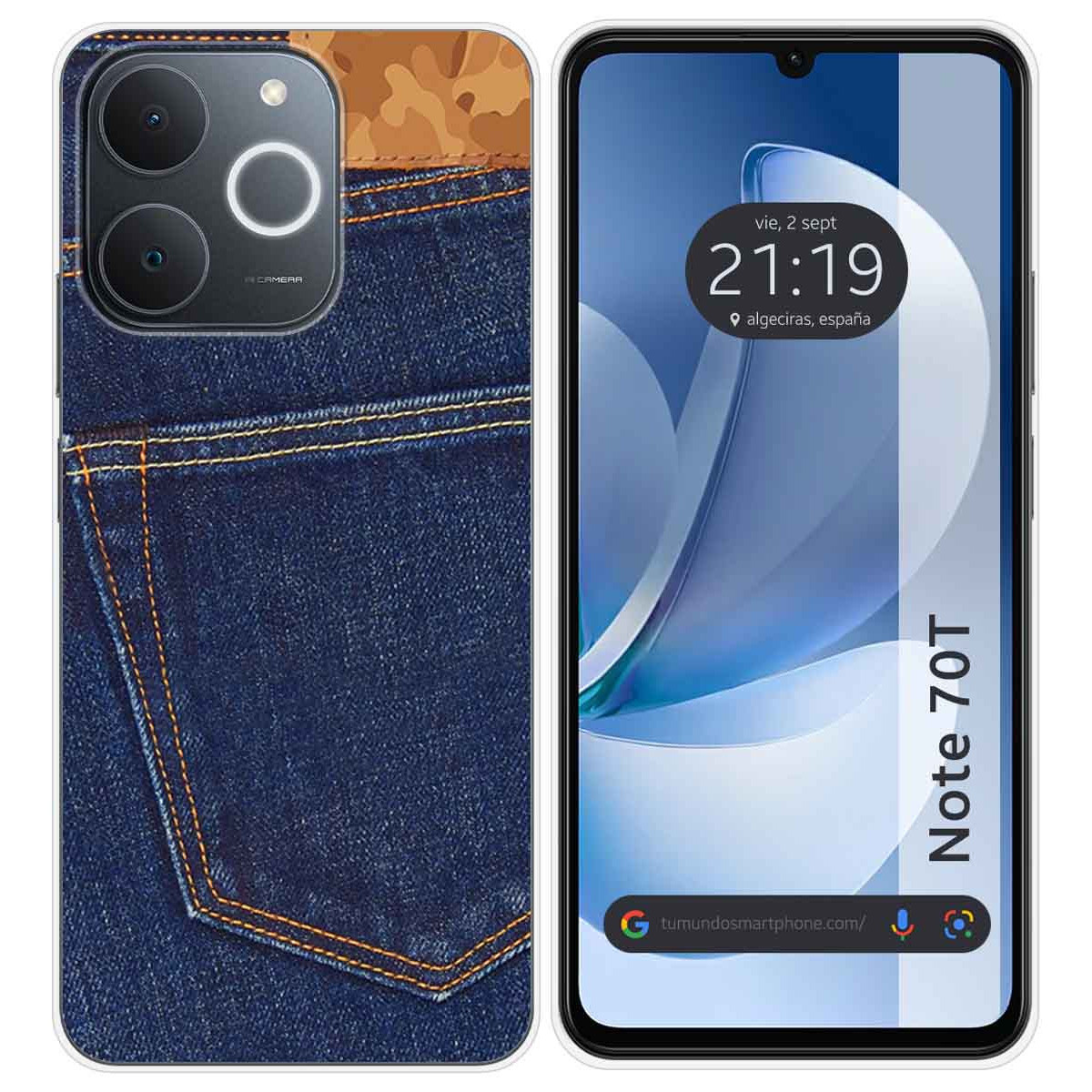 Funda Silicona para Realme Note 70T diseño Vaquero Dibujos