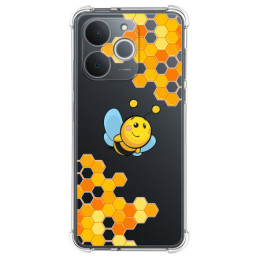 Funda Silicona Antigolpes para Realme Note 70T diseño Abeja Dibujos