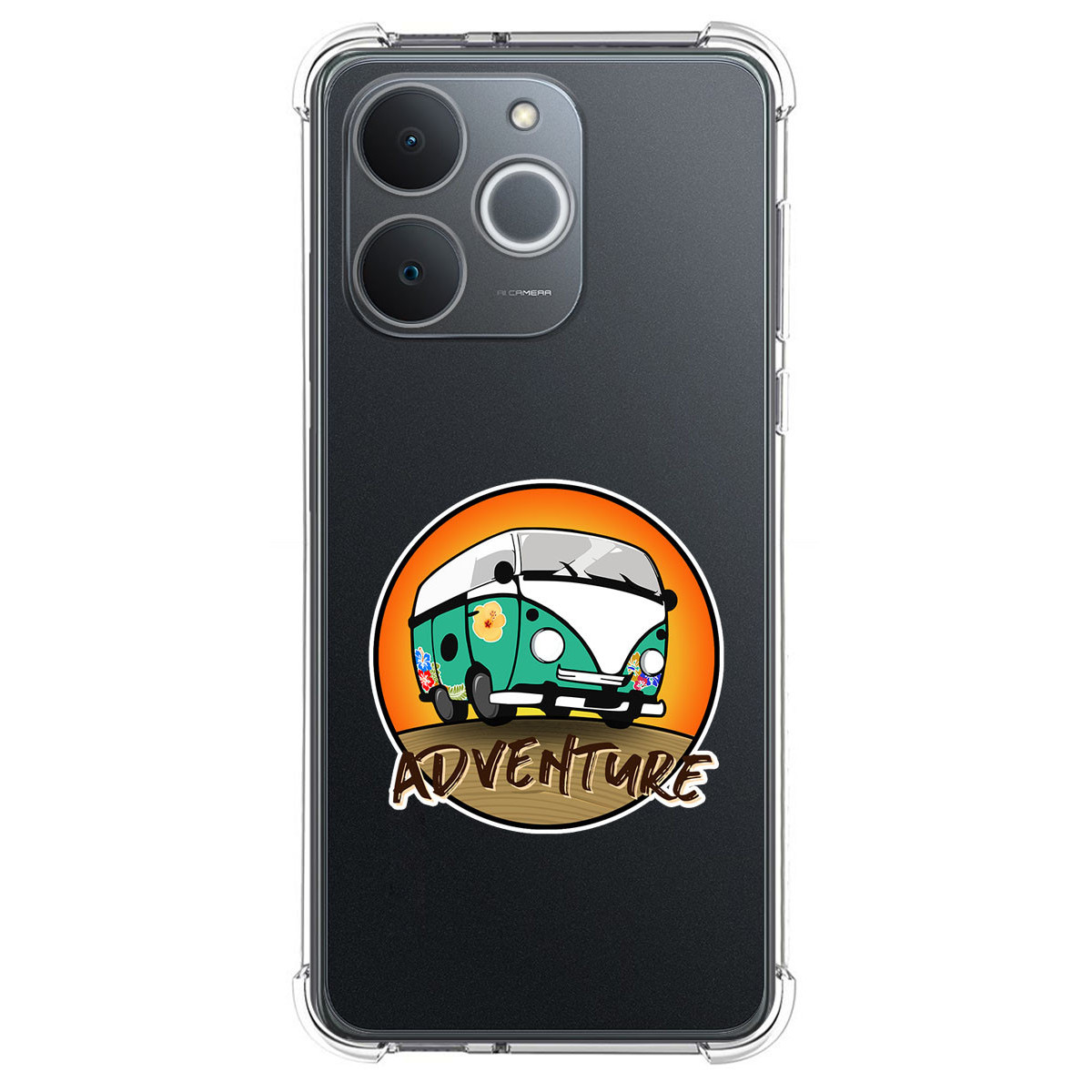 Funda Silicona Antigolpes para Realme Note 70T diseño Adventure Dibujos