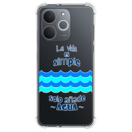 Funda Silicona Antigolpes para Realme Note 70T diseño Agua Dibujos