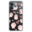 Funda Silicona Antigolpes para Realme Note 70T diseño Cerdos Dibujos