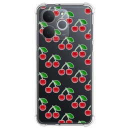 Funda Silicona Antigolpes para Realme Note 70T diseño Cerezas Dibujos