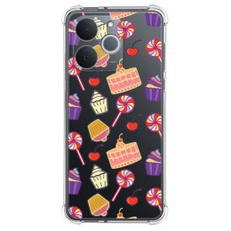 Funda Silicona Antigolpes para Realme Note 70T diseño Dulces 01 Dibujos