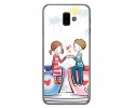 Funda Gel Tpu para Samsung Galaxy J6+ Plus Diseño Cafe Dibujos