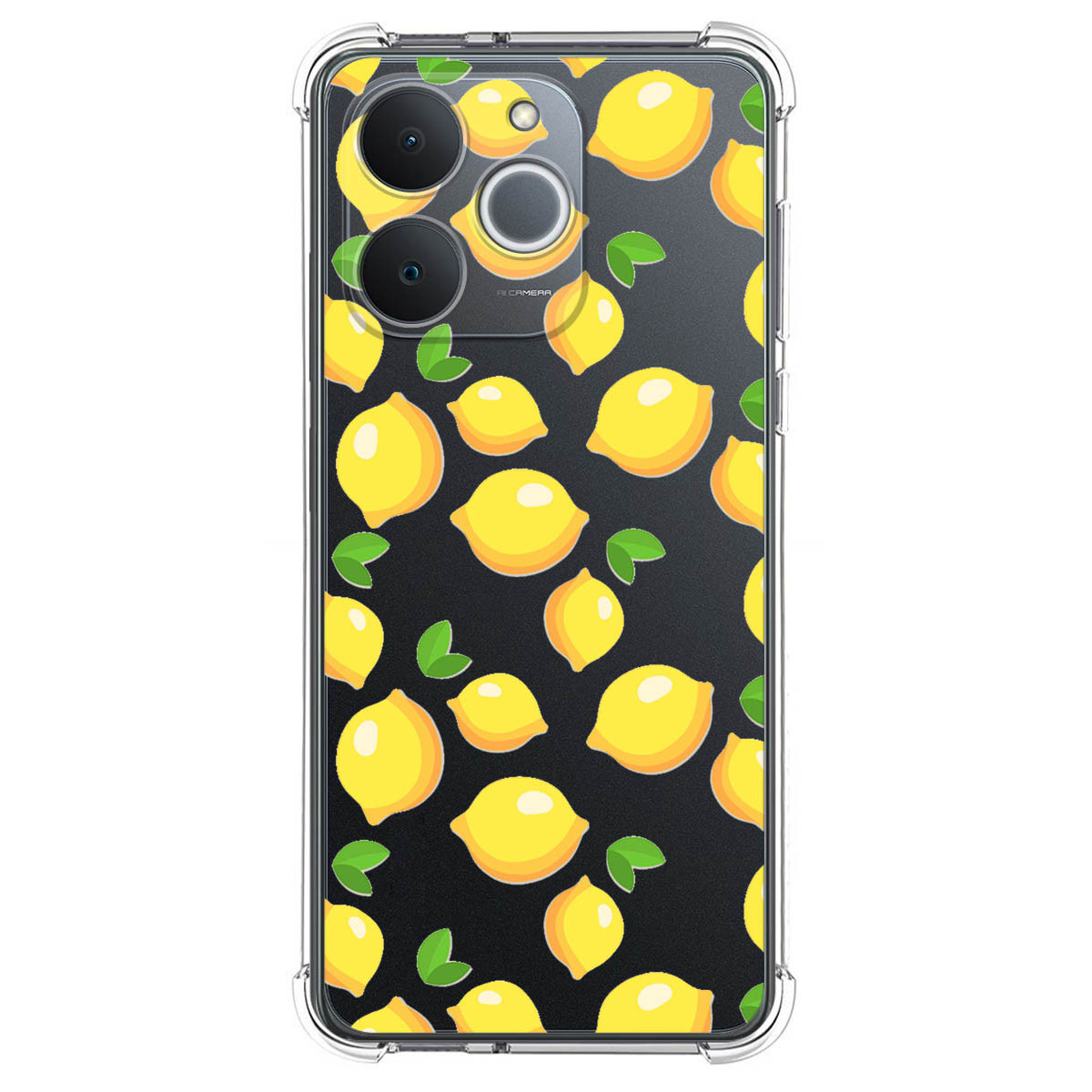 Funda Silicona Antigolpes para Realme Note 70T diseño Limones Dibujos
