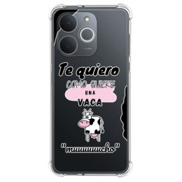 Funda Silicona Antigolpes para Realme Note 70T diseño Vaca Dibujos