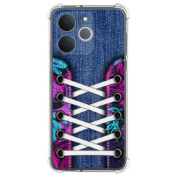 Funda Silicona Antigolpes para Realme Note 70T diseño Zapatillas 06 Dibujos