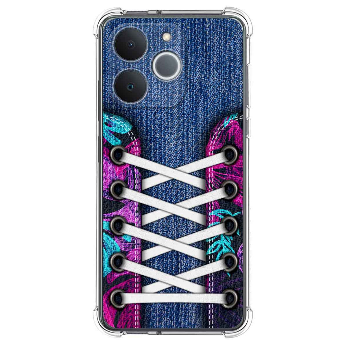 Funda Silicona Antigolpes para Realme Note 70T diseño Zapatillas 06 Dibujos
