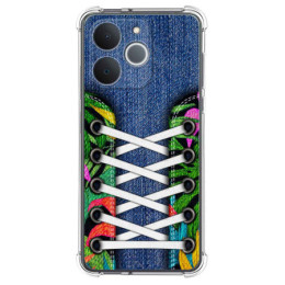 Funda Silicona Antigolpes para Realme Note 70T diseño Zapatillas 13 Dibujos