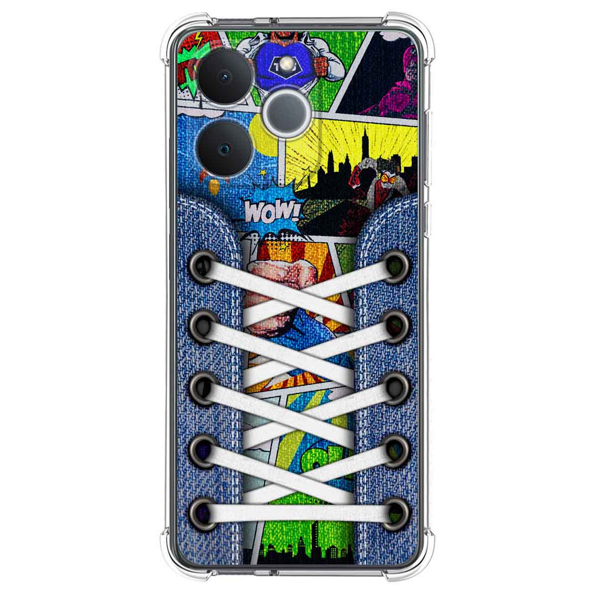 Funda Silicona Antigolpes para Realme Note 70T diseño Zapatillas 14 Dibujos